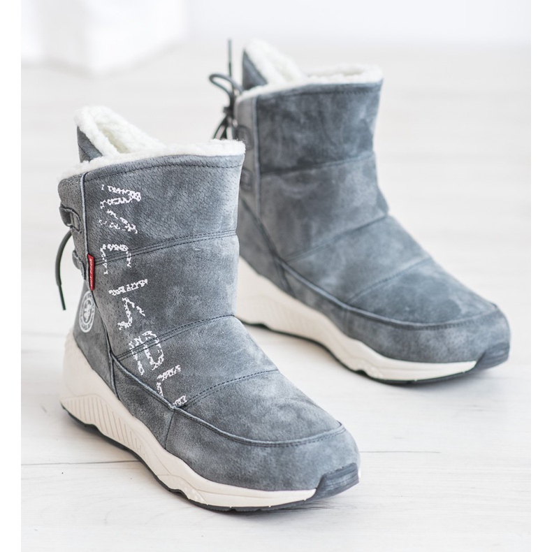 MCKEYLOR leather snow boots grey 2