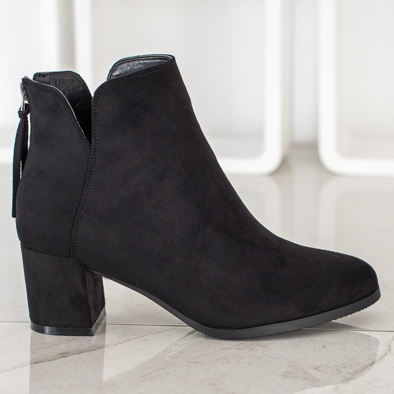 VINCEZA Zipper Boots black 2