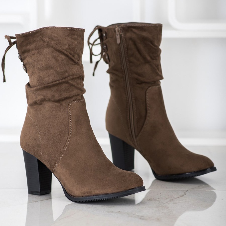 J. Star High brown boots 1