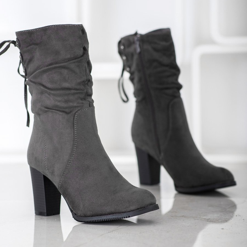 J. Star High gray boots grey 1