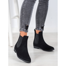 Bona Suede Chelsea boots black 2