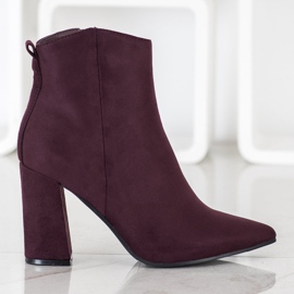 Evento Boots In Spitz violet 1