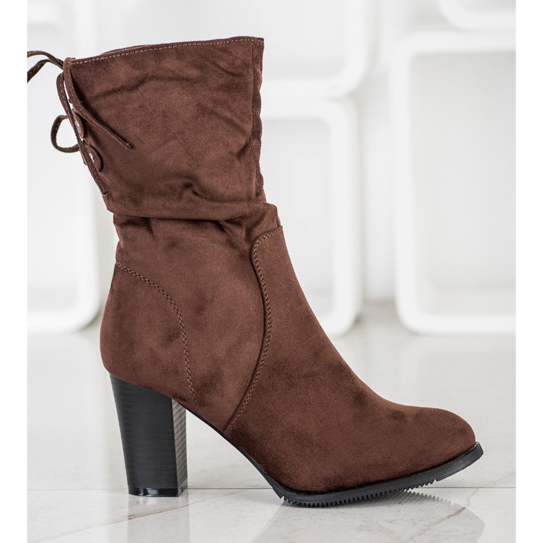 J. Star High, dark brown boots 2