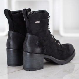 VINCEZA suede boots black 2