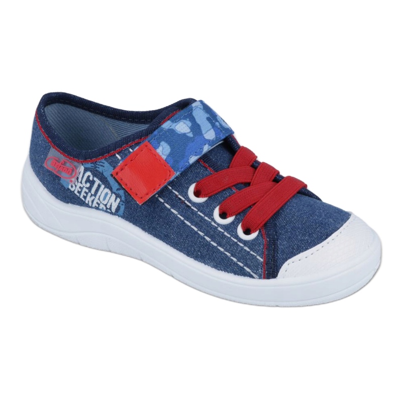 Befado children's shoes 251X101 white red blue 1