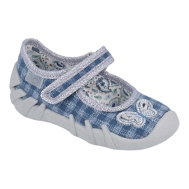 Befado children's shoes 109P188 blue grey 1 Befado children's shoes 109P188 blue grey 1