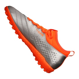 Puma One 3 Lth Tt M 104745-01 football boots green, orange, gray / silver silver 1