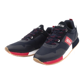 Sport Shoes Big Star GG174182 Marine white red navy blue 2