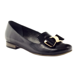 Pumps for women Kotyl 3404 black gold 5