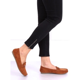 Women's loafers camel CH-1M16 Camel brown 2