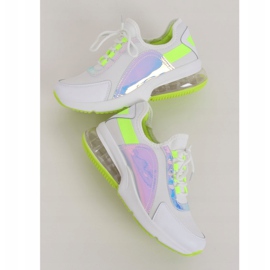 White women's sports shoes F-3336 WHITE / YELLOW 1 White women's sports shoes F-3336 WHITE / YELLOW 1