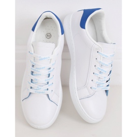 White 5G-2 Blue women's sneakers 2