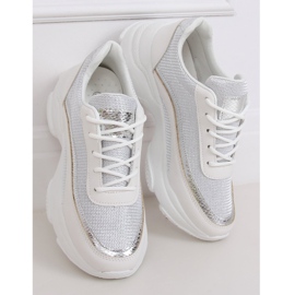 Women's sports shoes white and silver 3178 Silver 1 Women's sports shoes white and silver 3178 Silver 1
