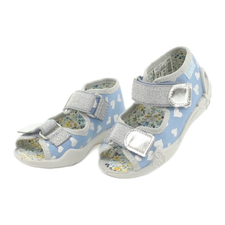 Befado children's shoes 242P101 blue silver 2