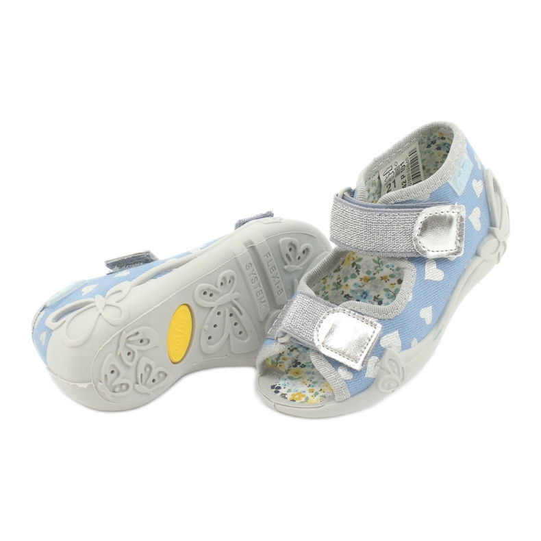 Befado children's shoes 242P101 blue silver 3