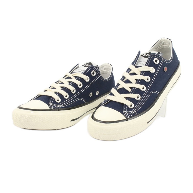 Lee Cooper navy blue tied trolleys 2 Lee Cooper navy blue tied trolleys 2