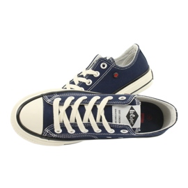 Lee Cooper navy blue tied trolleys 4 Lee Cooper navy blue tied trolleys 4
