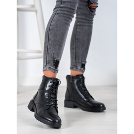 Elegant VINCEZA Trappers black 2