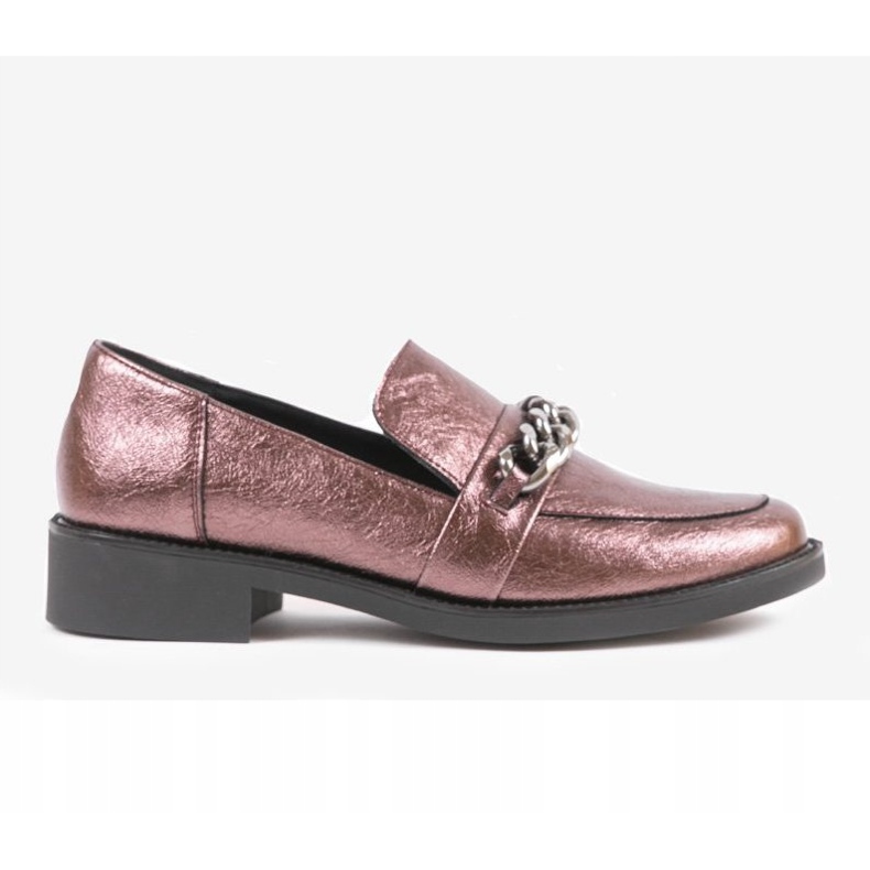 Women's maroon slip-on shoes C18-6292 multicolored 1