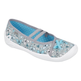 Befado children's shoes 116Y274 blue grey 1