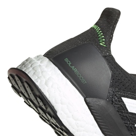 Running shoes adidas Solar Boost 19 M FW7814 white black 1