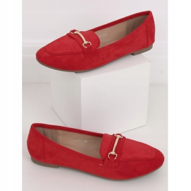 Red Women's loafers 88-385 Red 1