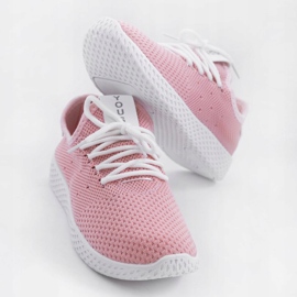 H935-5 pink slip-on sports shoes 2