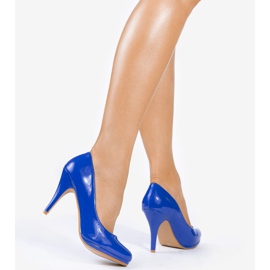 Blue classic YS-193 heels 1 Blue classic YS-193 heels 1
