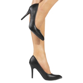 Black matte pumps on the LEI-02-A heel 2