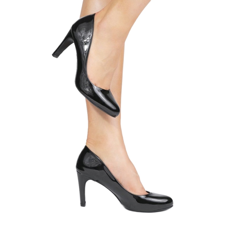 Black lacquer pumps on the YS-452 pillar 1