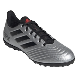 Adidas Predator 19.4 Tf M F35634 football boots silver 3