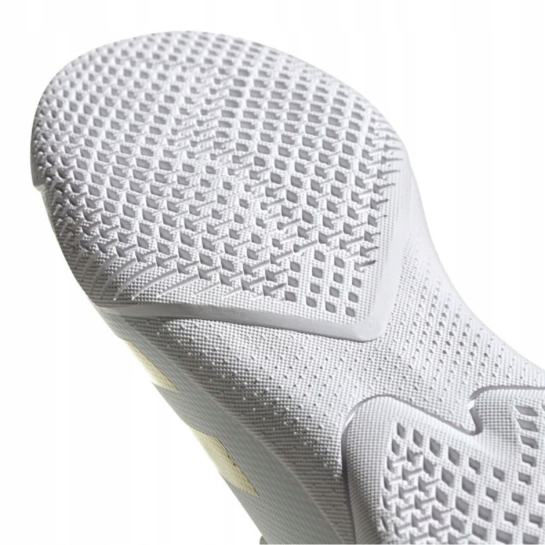 Adidas Predator 20.3 In Jr FW9218 football boots gray / silver, white, gold white 1