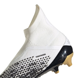Adidas Predator 20+ Ag M FW9761 football boots grey/silver, white, black, gold white 2