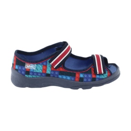 Befado children's shoes 969X153 red navy blue blue 6