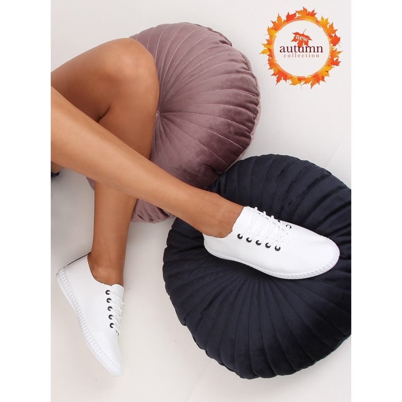 Women's black and white sneakers 6165 Black 1