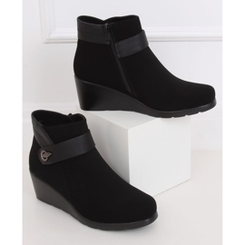Black Black wedge boots 025 Black 2