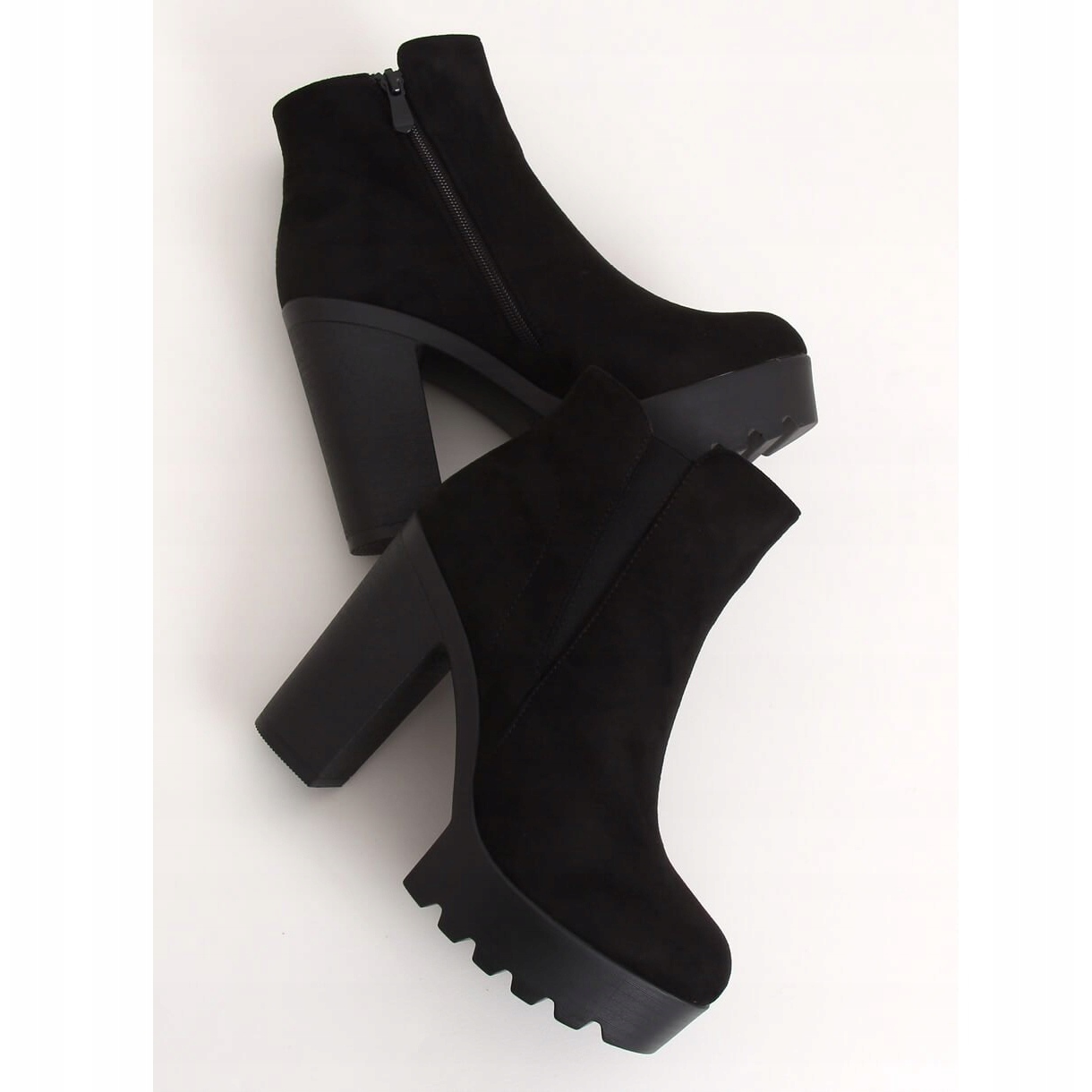 Black DK51 Black platform boots - KeeShoes