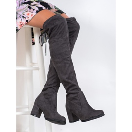 J. Star Slip-on Boots On A Post grey 1