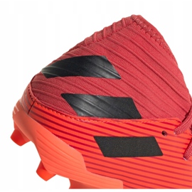 The adidas Nemeziz 19.3 Fg Jr EH0492 football boots red red 2