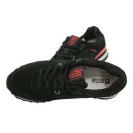 Sport shoes BIG STAR GG274524 black red 4