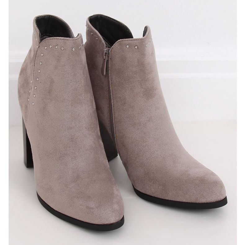 Gray high heels UK11P Gray grey 1