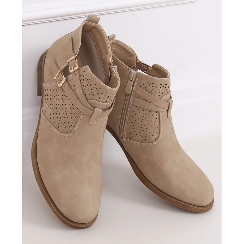 Women's beige shoes CH2003 Beige brown 2