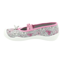 Befado children's shoes 116Y273 pink grey 1