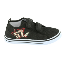Velcro sneakers Atletico jeans black 7