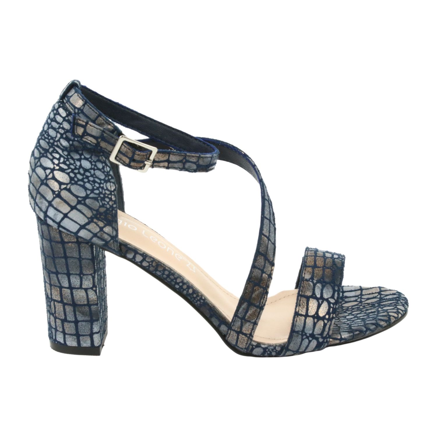 navy gladiator heels