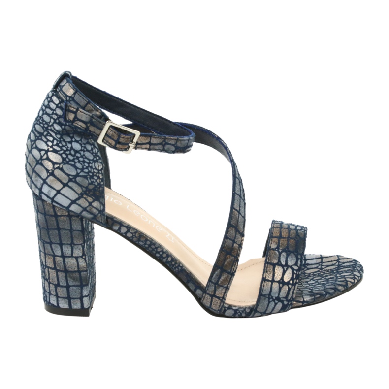 Gladiator sandals Sergio Leone SK870 navy blue 7