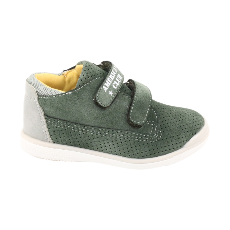 Boots With Velcro American Club GC22 grey green 6