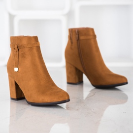 Elegant VINCEZA boots brown 1
