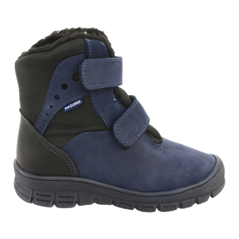 Boots boots with a Mazurek 1353 navy blue membrane black 5