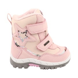 American Club boots with a pink star RL37 membrane 5 American Club boots with a pink star RL37 membrane 5